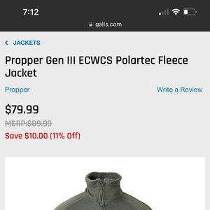 Polartec fleece